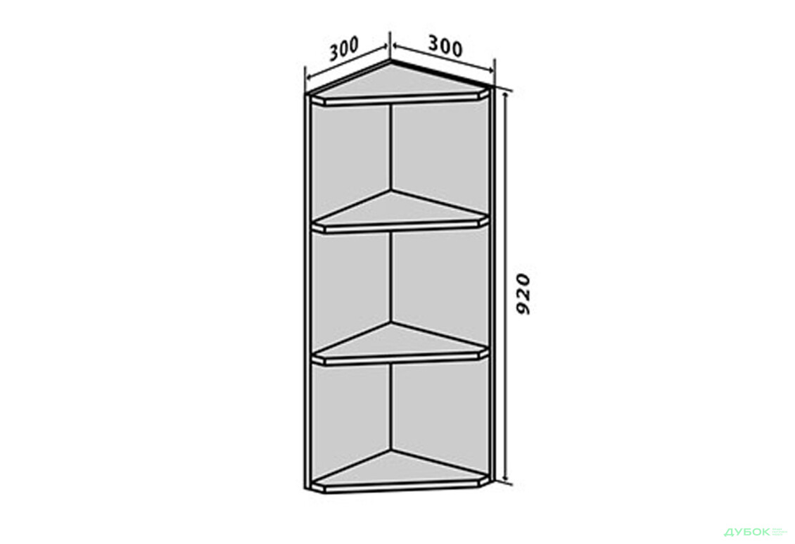В55 Полиці кутові 92 Вудлайн Люкс / WoodLine Luxe VIP-master - Зображення 1 Зображення 1 - В55 Полиці кутові 92 Вудлайн Люкс / WoodLine Luxe VIP-master