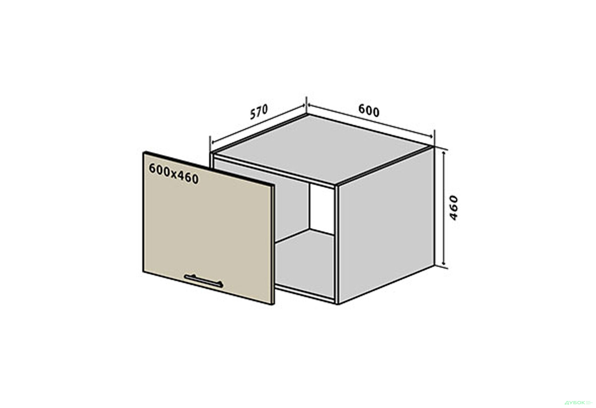 В76 Окапник Пенал 60 Вудлайн Люкс / WoodLine Luxe VIP-master - Зображення 1 Зображення 1 - В76 Окапник Пенал 60 Вудлайн Люкс / WoodLine Luxe VIP-master