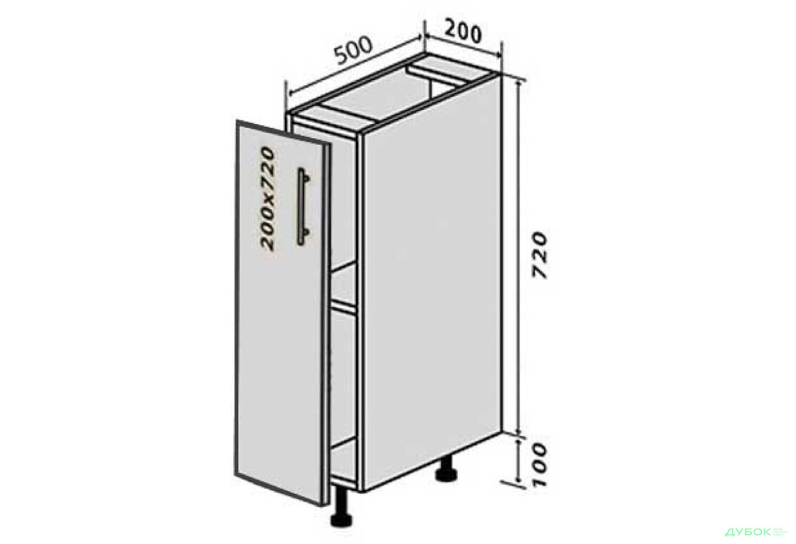 Н1 Полиці + фасад петлі 200х720 Вудлайн Люкс / WoodLine Luxe VIP-master - Зображення 1 Зображення 1 - Н1 Полиці + фасад петлі 200х720 Вудлайн Люкс / WoodLine Luxe VIP-master