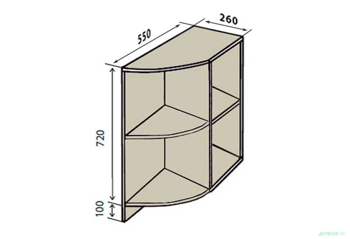 Н37R Полиці кутові Вудлайн Люкс / WoodLine Luxe VIP-master - Зображення 1 Зображення 1 - Н37R Полиці кутові Вудлайн Люкс / WoodLine Luxe VIP-master