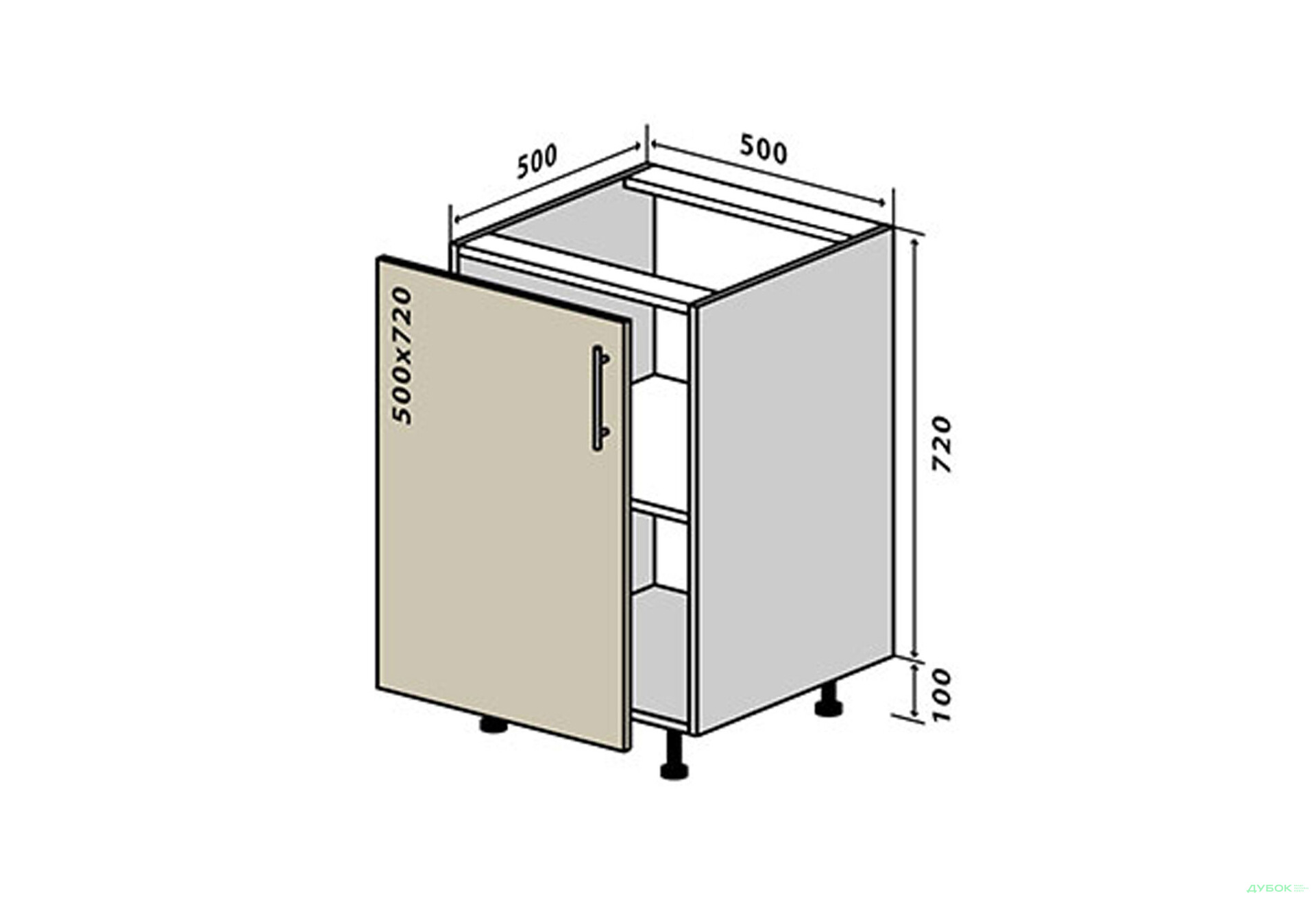 Н5 Тумба 1Д 50 Вудлайн Люкс / WoodLine Luxe VIP-master - Зображення 1 Зображення 1 - Н5 Тумба 1Д 50 Вудлайн Люкс / WoodLine Luxe VIP-master