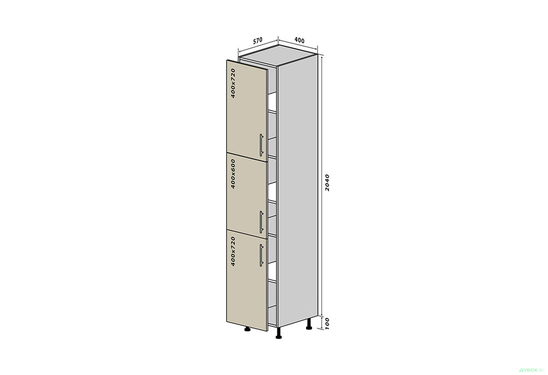 Н40 Пенал 40х214 Вудлайн Люкс / WoodLine Luxe VIP-master - Зображення 1 Зображення 1 - Н40 Пенал 40х214 Вудлайн Люкс / WoodLine Luxe VIP-master