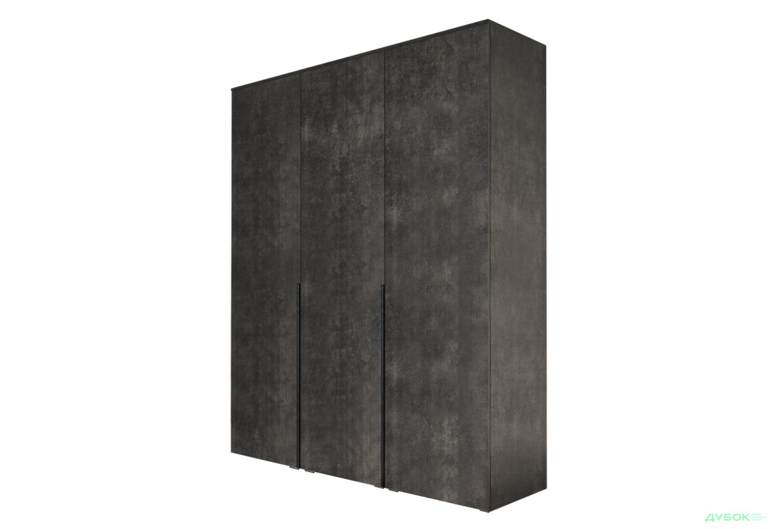 Шкаф Moreli Либерти (ST0027) со штангой и отделением с полками 3-дверный 180 см бетон темный - Изображение 1 Изображение 1 - Шкаф Moreli Либерти (ST0027) со штангой и отделением с полками 3-дверный 180 см бетон темный