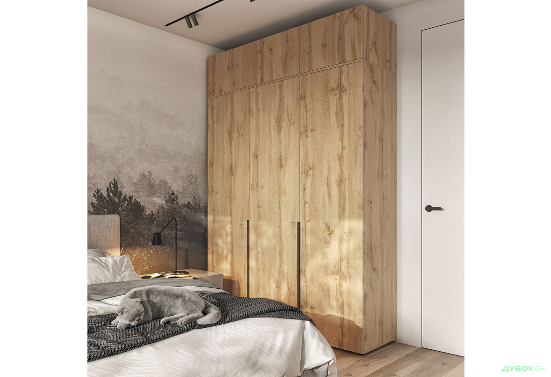 Шкаф Moreli Либерти (ST0027) 3-дверный с антресолью 180 см, аппалачи - Изображение 2 Изображение 2 - Шкаф Moreli Либерти (ST0027) 3-дверный с антресолью 180 см, аппалачи