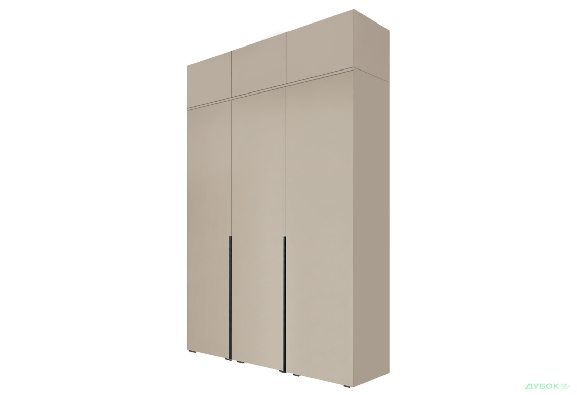 Шкаф Moreli Либерти (ST0027) 3-дверный с антресолью 180 см, кашемир - Изображение 1 Изображение 1 - Шкаф Moreli Либерти (ST0027) 3-дверный с антресолью 180 см, кашемир