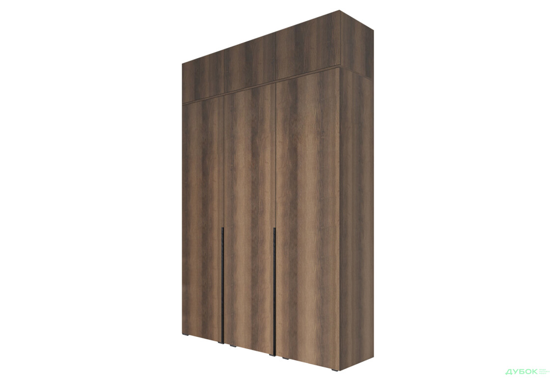 Шкаф Moreli Либерти (ST0027) 3-дверный с антресолью 180 см, дуб кверкус - Изображение 1 Изображение 1 - Шкаф Moreli Либерти (ST0027) 3-дверный с антресолью 180 см, дуб кверкус