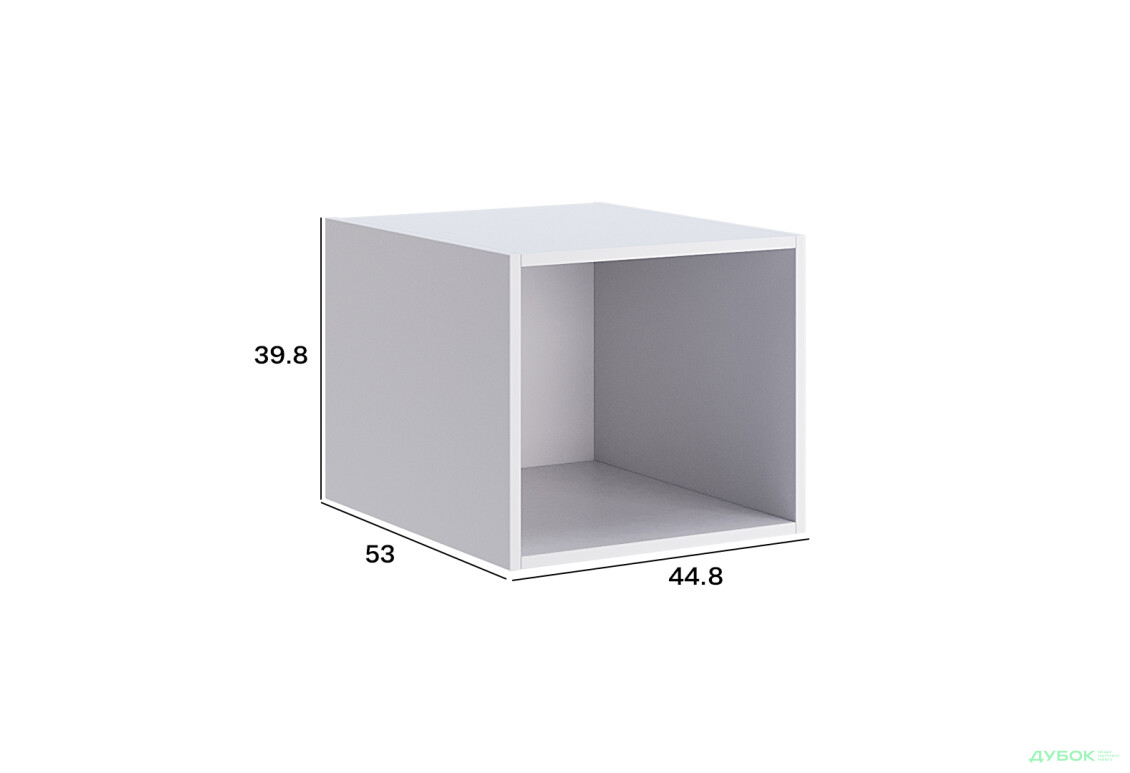 Антресоль МироМарк Идеа / Idea 1дв 45 см белый глянец - Изображение 2 Изображение 2 - Антресоль МироМарк Идеа / Idea 1дв 45 см белый глянец