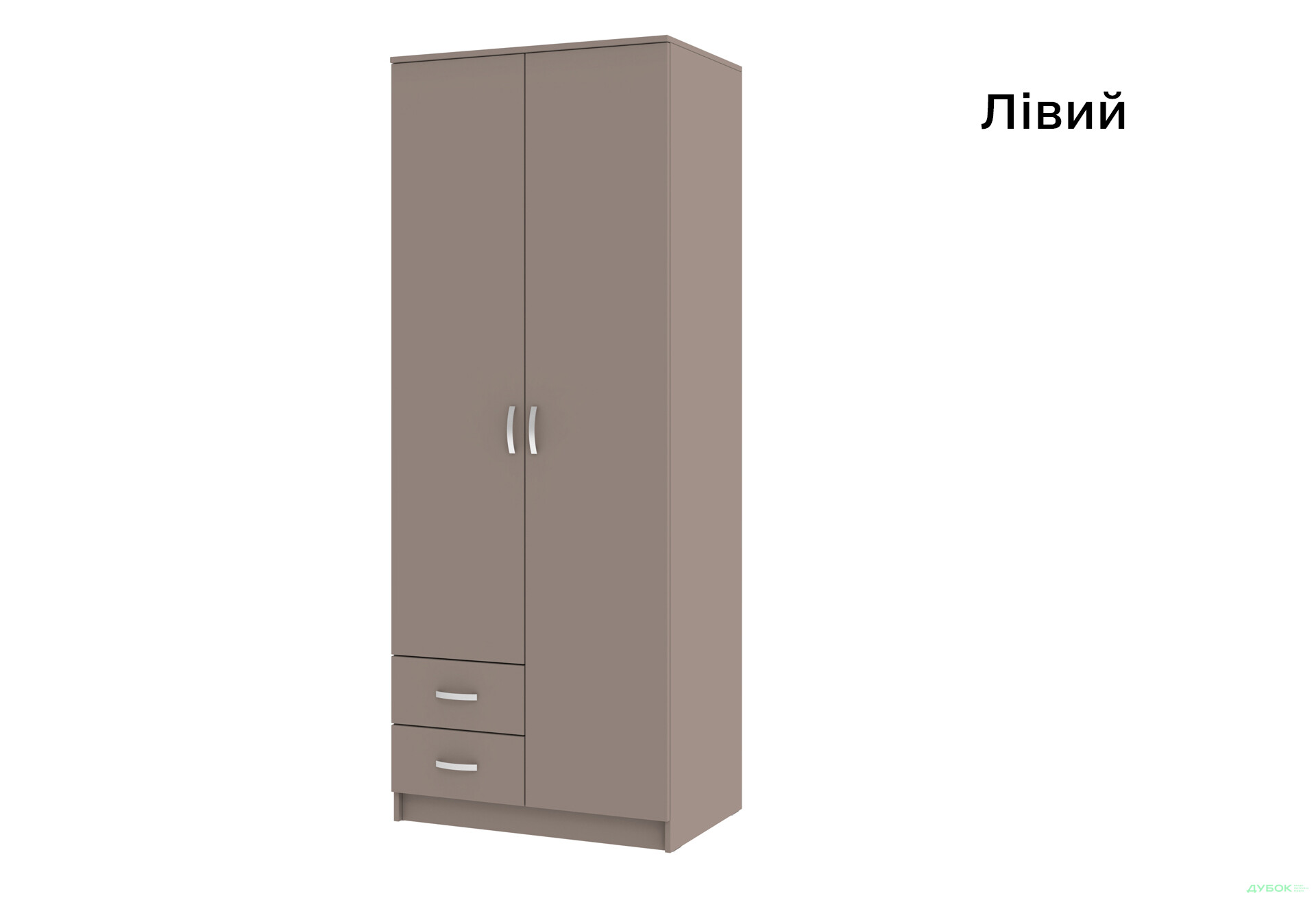 Шкаф Киевский стандарт М-стиль 2Д2Ш 2-дверный 80 см - Изображение 5 Изображение 5 - Шкаф Киевский стандарт М-стиль 2Д2Ш 2-дверный 80 см