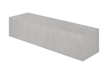 Антресоль Moreli Либерти (STA-0027) 3-дверная 180 см, бетон тефра