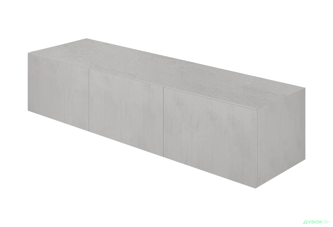 Антресоль Moreli Ліберті (STA-0027) 3-дверна 180 см, бетон тефра - Зображення 1 Зображення 1 - Антресоль Moreli Ліберті (STA-0027) 3-дверна 180 см, бетон тефра