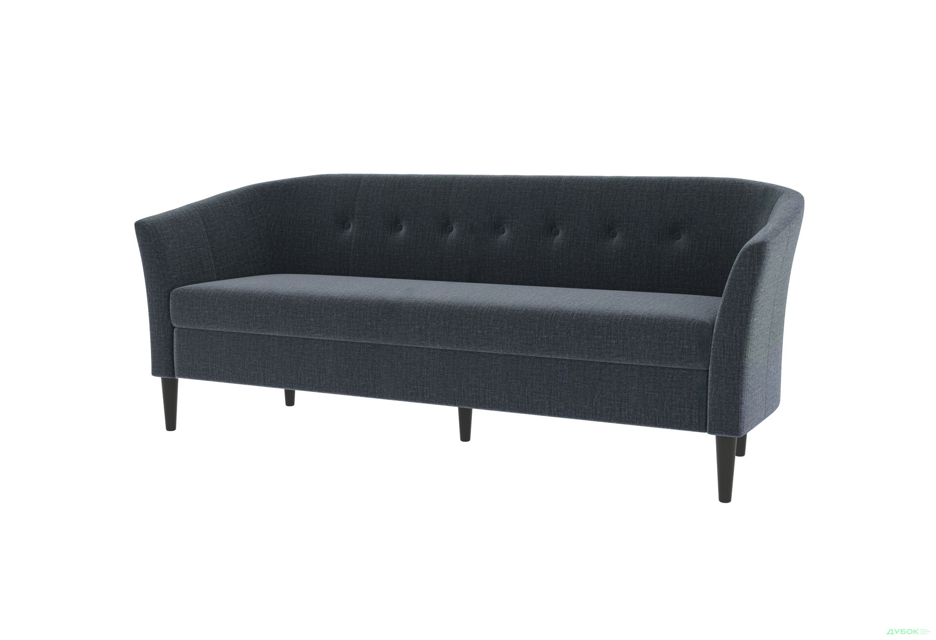 Диван UMa Соната 3С 191x66 см нераскладной графит (Fancy 97) - Изображение 1 Изображение 1 - Диван UMa Соната 3С 191x66 см нераскладной графит (Fancy 97)