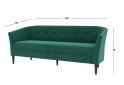 Диван UMa Соната 3C 191x66 см нерозкладний смарагдовий (Run again 36) - Зображення 11 Зображення 11 - Диван UMa Соната 3C 191x66 см нерозкладний смарагдовий (Run again 36)