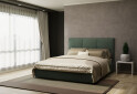 Кровать-подиум VND Астон подъемная 160х200 см, Siena 1020 Moss (серо-зеленый) - Изображение 2 Изображение 2 - Кровать-подиум VND Астон подъемная 160х200 см, Siena 1020 Moss (серо-зеленый)