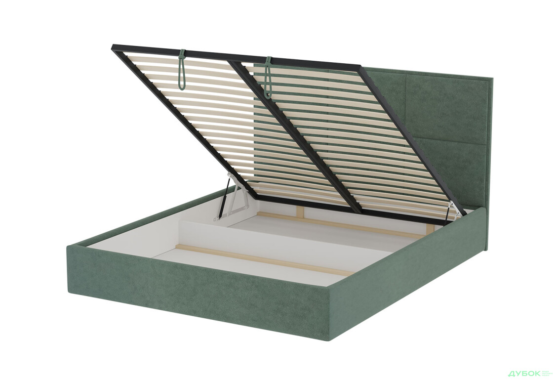 Кровать-подиум VND Астон подъемная 160х200 см, Siena 1020 Moss (серо-зеленый) - Изображение 5 Изображение 5 - Кровать-подиум VND Астон подъемная 160х200 см, Siena 1020 Moss (серо-зеленый)