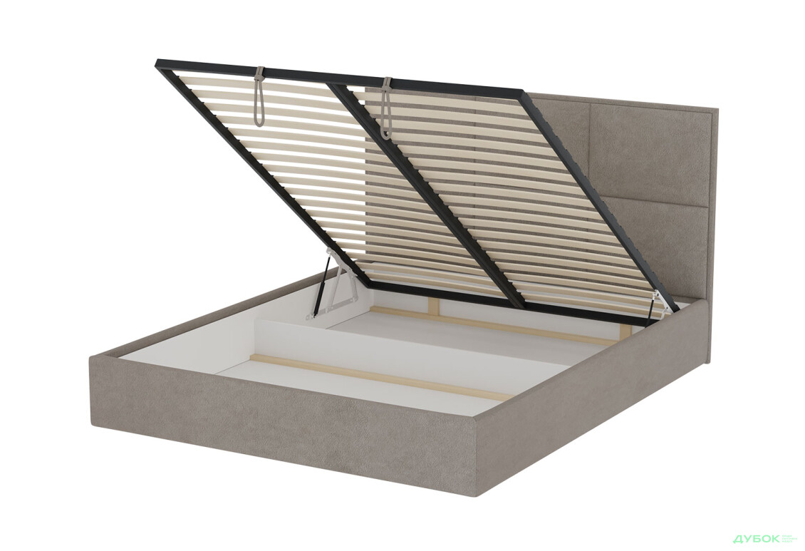 Ліжко-подіум VND Астон підйомне 160х200 см, Siena 1009 Cocoa (беж) - Зображення 5 Зображення 5 - Ліжко-подіум VND Астон підйомне 160х200 см, Siena 1009 Cocoa (беж)