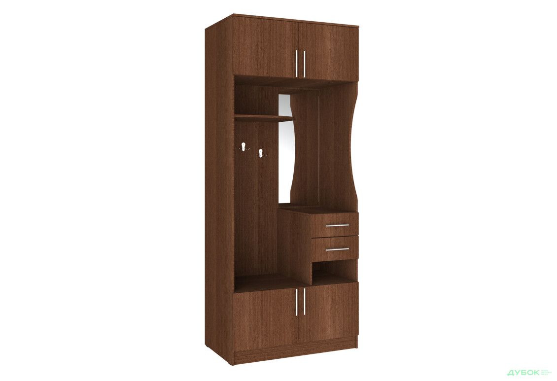 Передпокій Київський стандарт B-2 4-дверний з шухлядами і дзеркалом 100 см - Зображення 5 Зображення 5 - Передпокій Київський стандарт B-2 4-дверний з шухлядами і дзеркалом 100 см