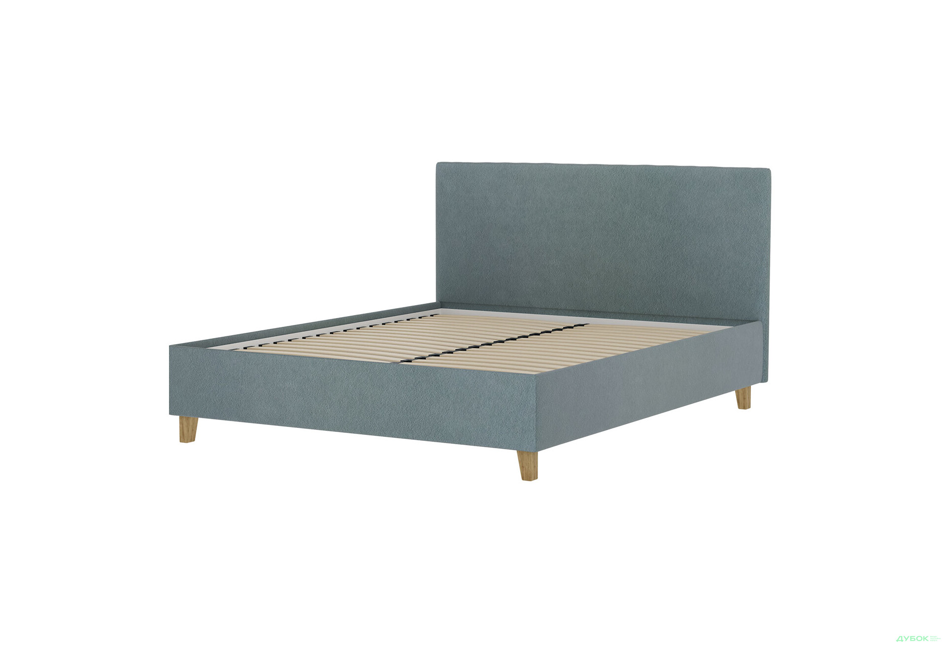 Ліжко VND Соло з підйомним механізмом 160х200 см, Делано 704 (сірий), ніжки лак - Зображення 4 Зображення 4 - Ліжко VND Соло з підйомним механізмом 160х200 см, Делано 704 (сірий), ніжки лак