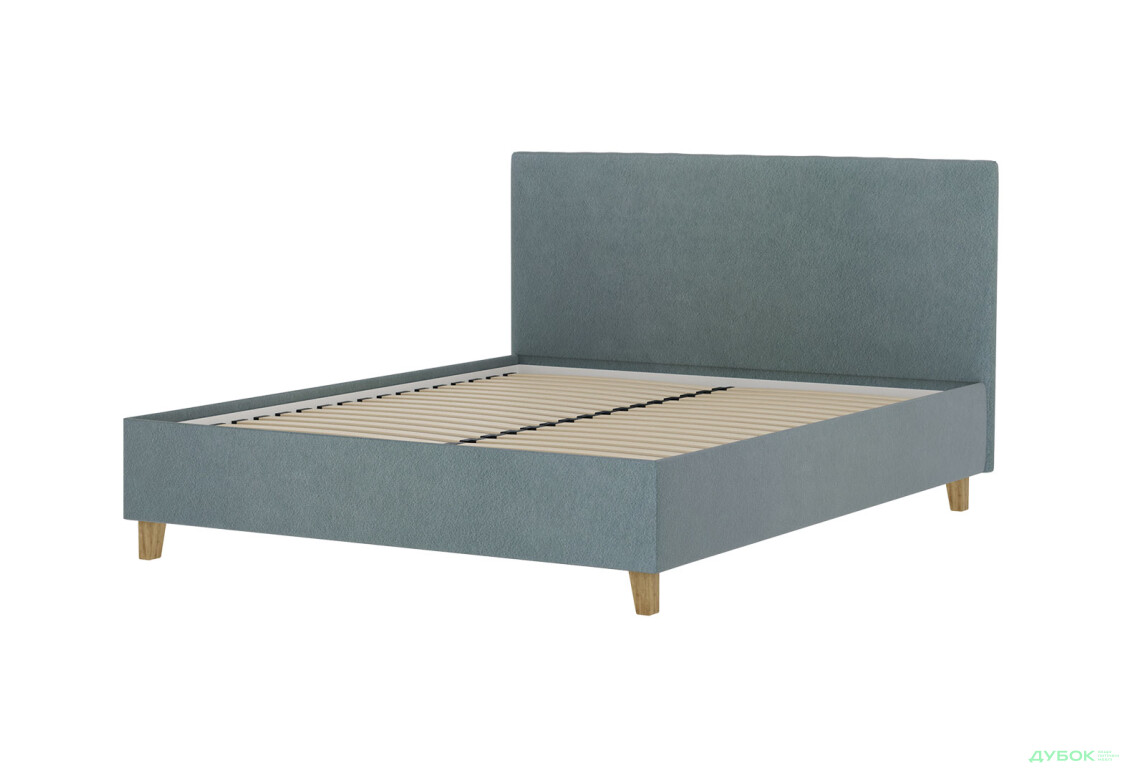 Ліжко VND Соло з підйомним механізмом 160х200 см, Делано 704 (сірий), ніжки лак - Зображення 4 Зображення 4 - Ліжко VND Соло з підйомним механізмом 160х200 см, Делано 704 (сірий), ніжки лак