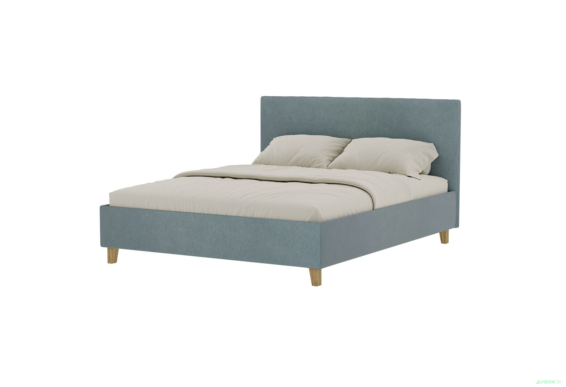 Ліжко VND Соло з підйомним механізмом 160х200 см, Делано 704 (сірий), ніжки лак - Зображення 1 Зображення 1 - Ліжко VND Соло з підйомним механізмом 160х200 см, Делано 704 (сірий), ніжки лак