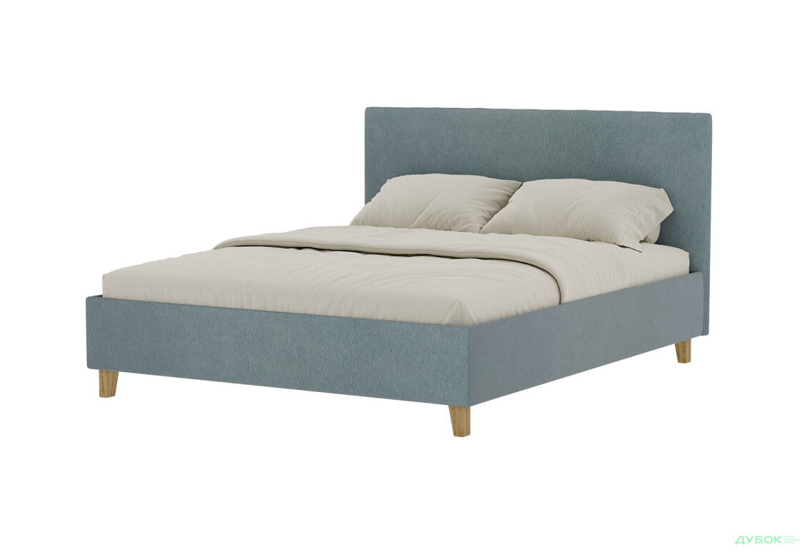 Ліжко VND Соло з підйомним механізмом 160х200 см, Делано 704 (сірий), ніжки лак - Зображення 1 Зображення 1 - Ліжко VND Соло з підйомним механізмом 160х200 см, Делано 704 (сірий), ніжки лак