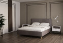 Ліжко VND Соло з підйомним механізмом 160х200 см, Siena 1005 Hazelnut (сірий), ніжки лак - Зображення 2 Зображення 2 - Ліжко VND Соло з підйомним механізмом 160х200 см, Siena 1005 Hazelnut (сірий), ніжки лак
