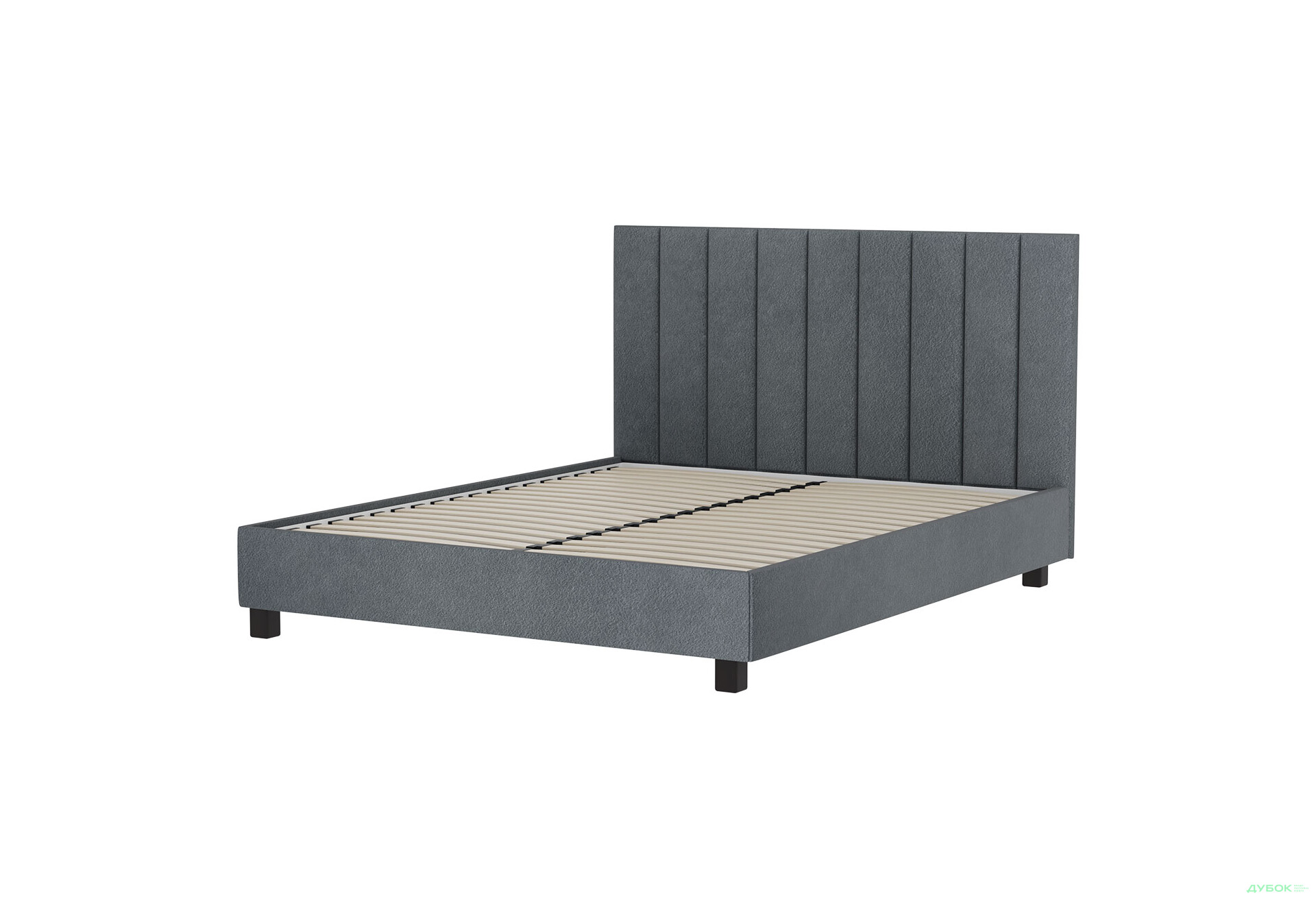 Ліжко VND Віола з підйомним механізмом 160х200 см, Делано 705 (сірий), ніжки венге - Зображення 4 Зображення 4 - Ліжко VND Віола з підйомним механізмом 160х200 см, Делано 705 (сірий), ніжки венге