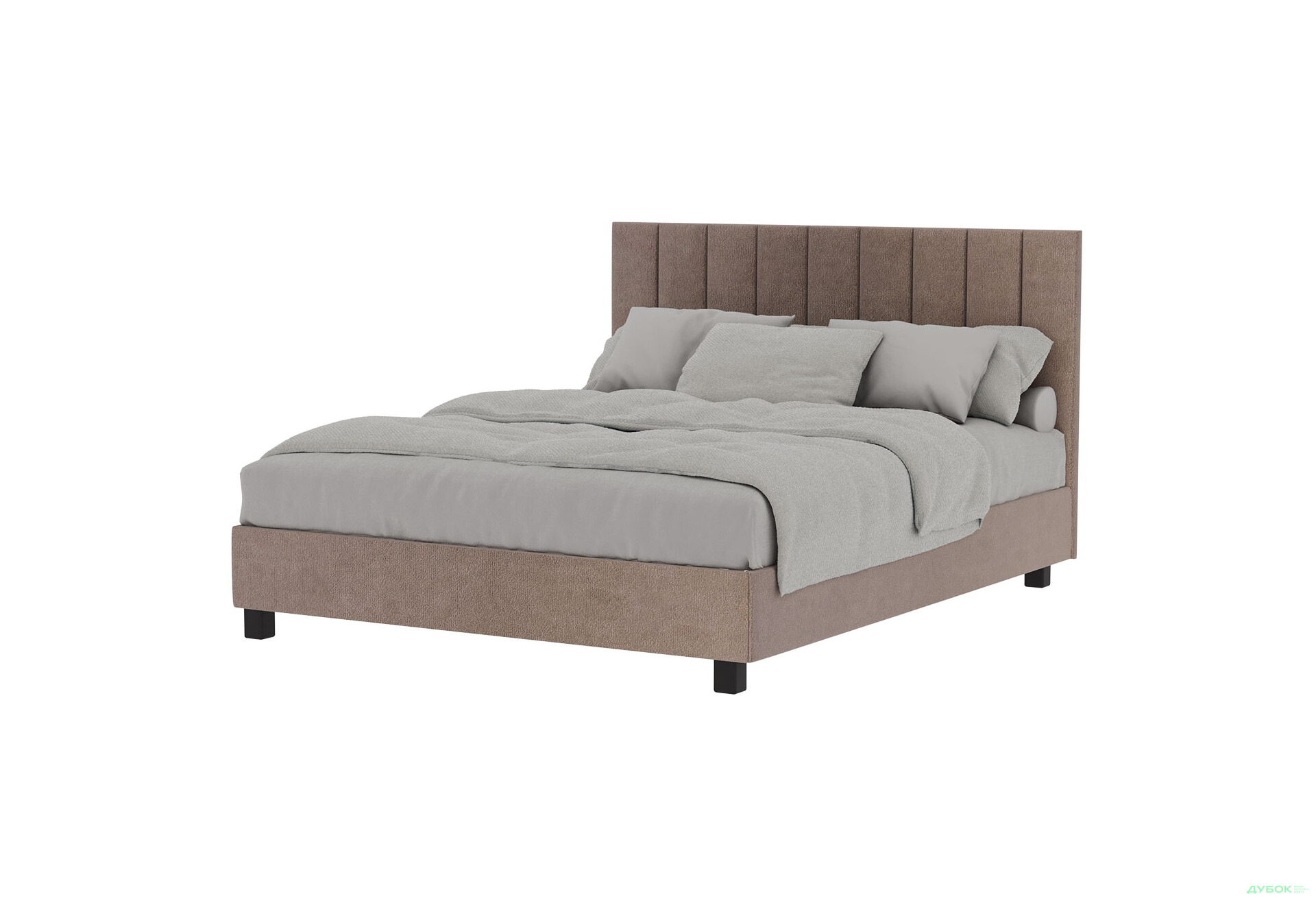 Ліжко VND Віола з підйомним механізмом 160х200 см, Siena 1024 Dove (пудра), ніжки венге - Зображення 1 Зображення 1 - Ліжко VND Віола з підйомним механізмом 160х200 см, Siena 1024 Dove (пудра), ніжки венге