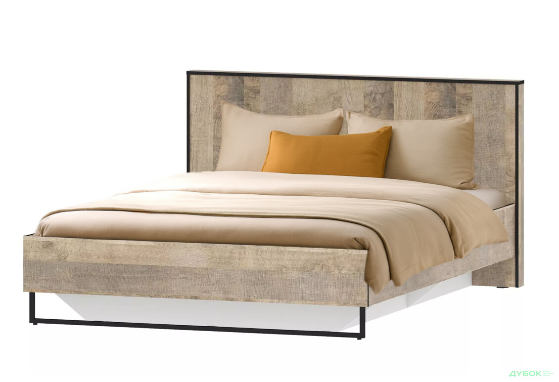 Ліжко Moreli Forte / Форте 160х200 см з вкладом, дуб гранж пісочний - Зображення 1 Зображення 1 - Ліжко Moreli Forte / Форте 160х200 см з вкладом, дуб гранж пісочний