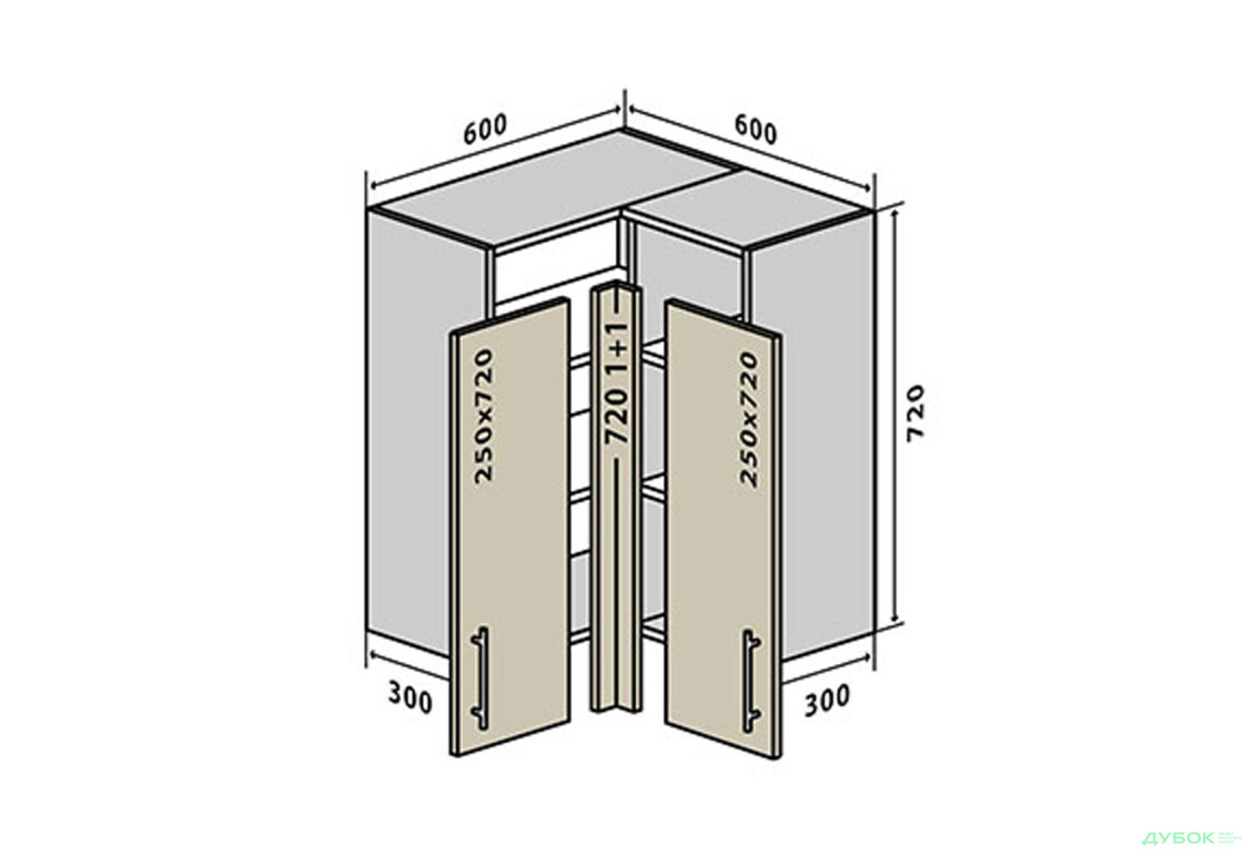 В18 Тумба угловая 60х60 Прайм Люкс / Prime Luxe Вип-Мастер - Изображение 1 Изображение 1 - В18 Тумба угловая 60х60 Прайм Люкс / Prime Luxe Вип-Мастер