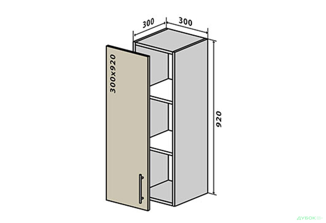 В42 Тумба 1Д 30 Прайм Люкс / Prime Luxe VIP-master - Зображення 1 Зображення 1 - В42 Тумба 1Д 30 Прайм Люкс / Prime Luxe VIP-master