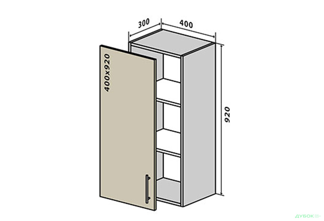В43 Тумба 1Д 40 Прайм Люкс / Prime Luxe VIP-master - Зображення 1 Зображення 1 - В43 Тумба 1Д 40 Прайм Люкс / Prime Luxe VIP-master