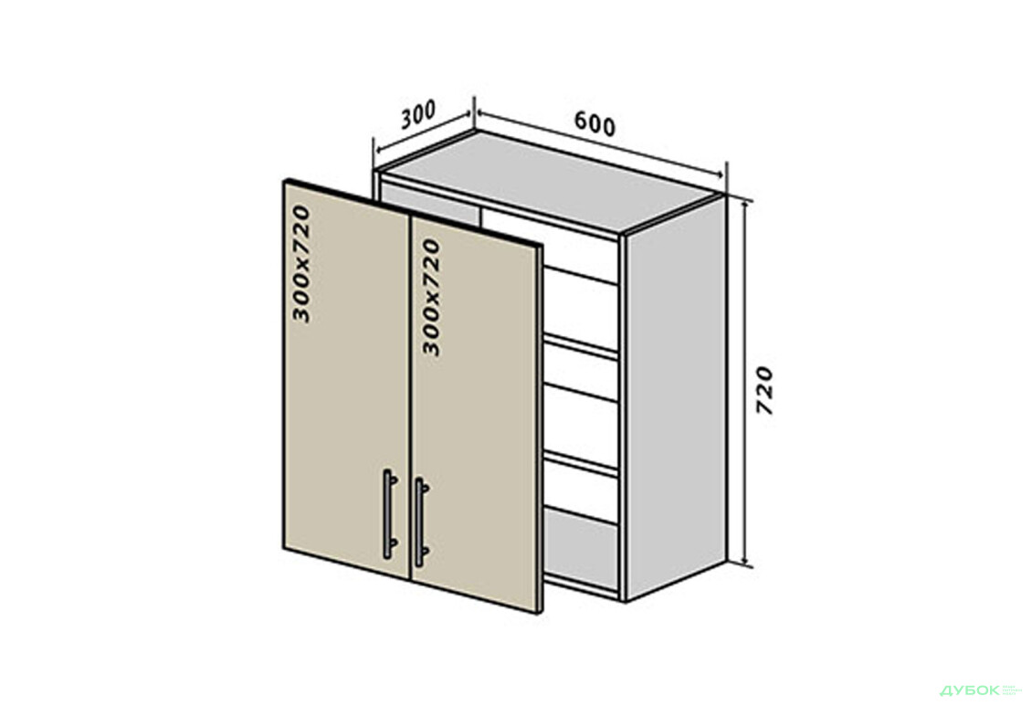 В6 Тумба 2Д 60 Прайм Люкс / Prime Luxe VIP-master - Зображення 1 Зображення 1 - В6 Тумба 2Д 60 Прайм Люкс / Prime Luxe VIP-master