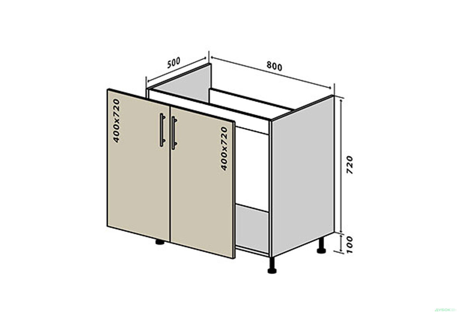 Н14 Тумба мийка 2Д 80 Прайм Люкс / Prime Luxe VIP-master - Зображення 1 Зображення 1 - Н14 Тумба мийка 2Д 80 Прайм Люкс / Prime Luxe VIP-master