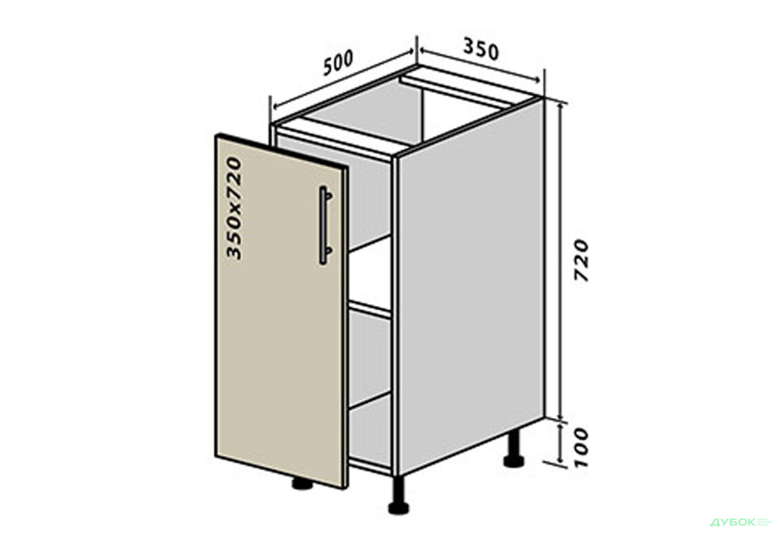 Н25 Тумба 1Д 35 Прайм Люкс / Prime Luxe Вип-Мастер - Изображение 1 Изображение 1 - Н25 Тумба 1Д 35 Прайм Люкс / Prime Luxe Вип-Мастер