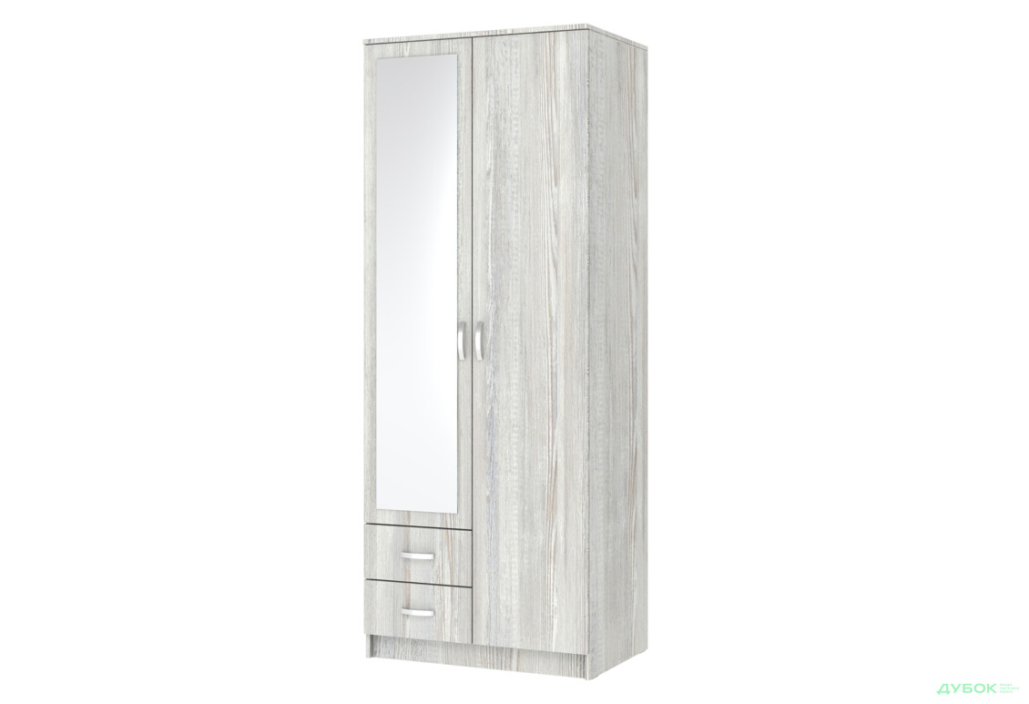 Шкаф Киевский стандарт М-стиль 2Д2Ш левая 2-дверный с зеркалом 80 см сосна натти - Изображение 1 Изображение 1 - Шкаф Киевский стандарт М-стиль 2Д2Ш левая 2-дверный с зеркалом 80 см сосна натти
