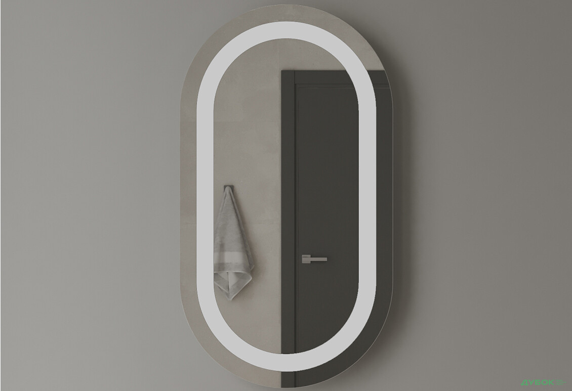 Зображення 3 - Дзеркало Лідс 800х500 кнопка Moreli