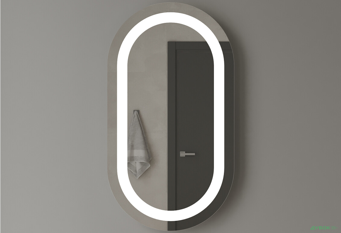 Зображення 4 - Дзеркало Лідс 800х500 кнопка Moreli