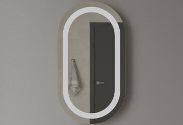 Зеркало Лидс 1500х700 кнопка Moreli