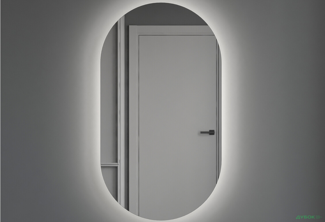 Зображення 2 - Дзеркало Ліль 1500х700 кнопка Moreli