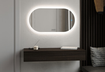 Зеркало Лион 900х600 сенсор Moreli