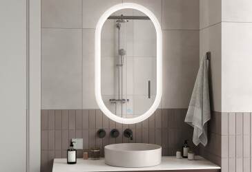 Зеркало Лион 1000х600 сенсор Moreli