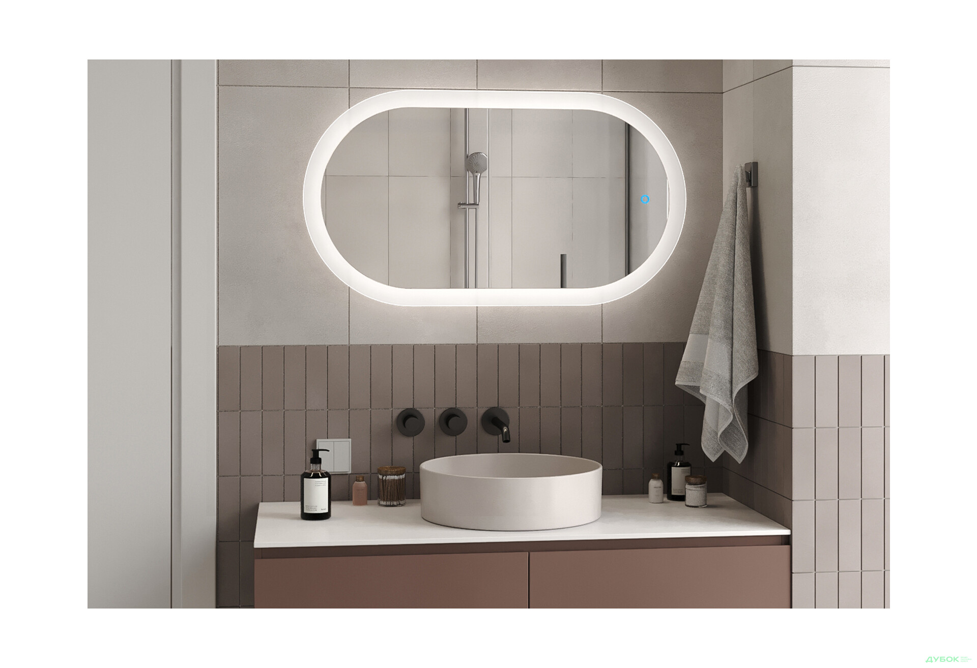 Зображення 7 - Дзеркало Ліон 1200х600 сенсор Moreli