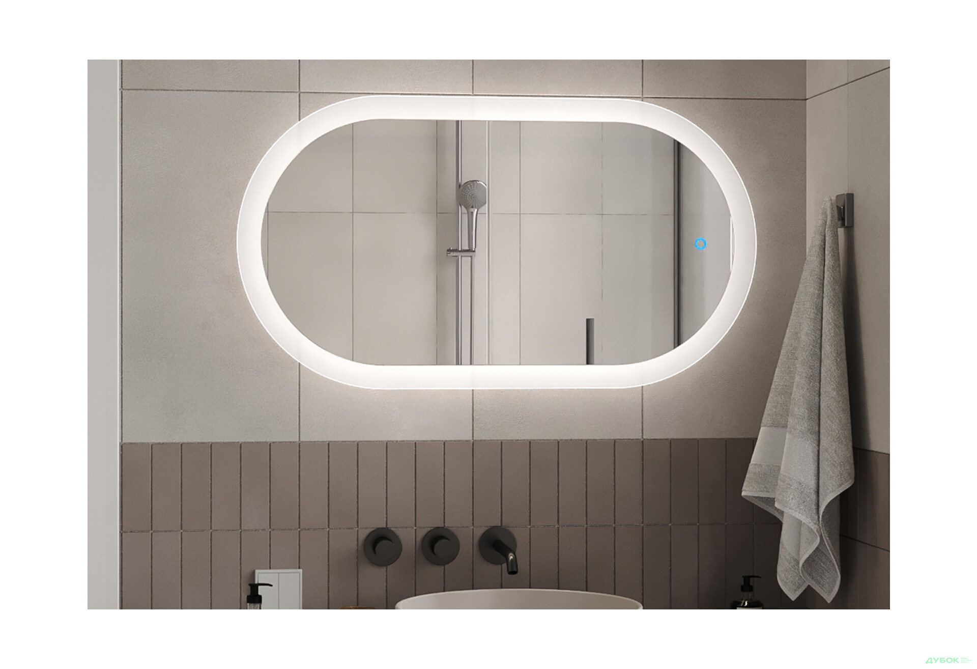 Зображення 9 - Дзеркало Ліон 1200х600 сенсор Moreli