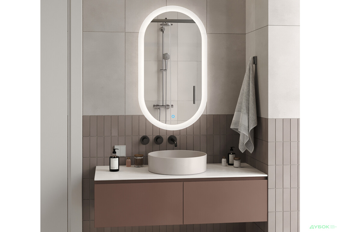 Зображення 6 - Дзеркало Ліон 1200х600 сенсор Moreli