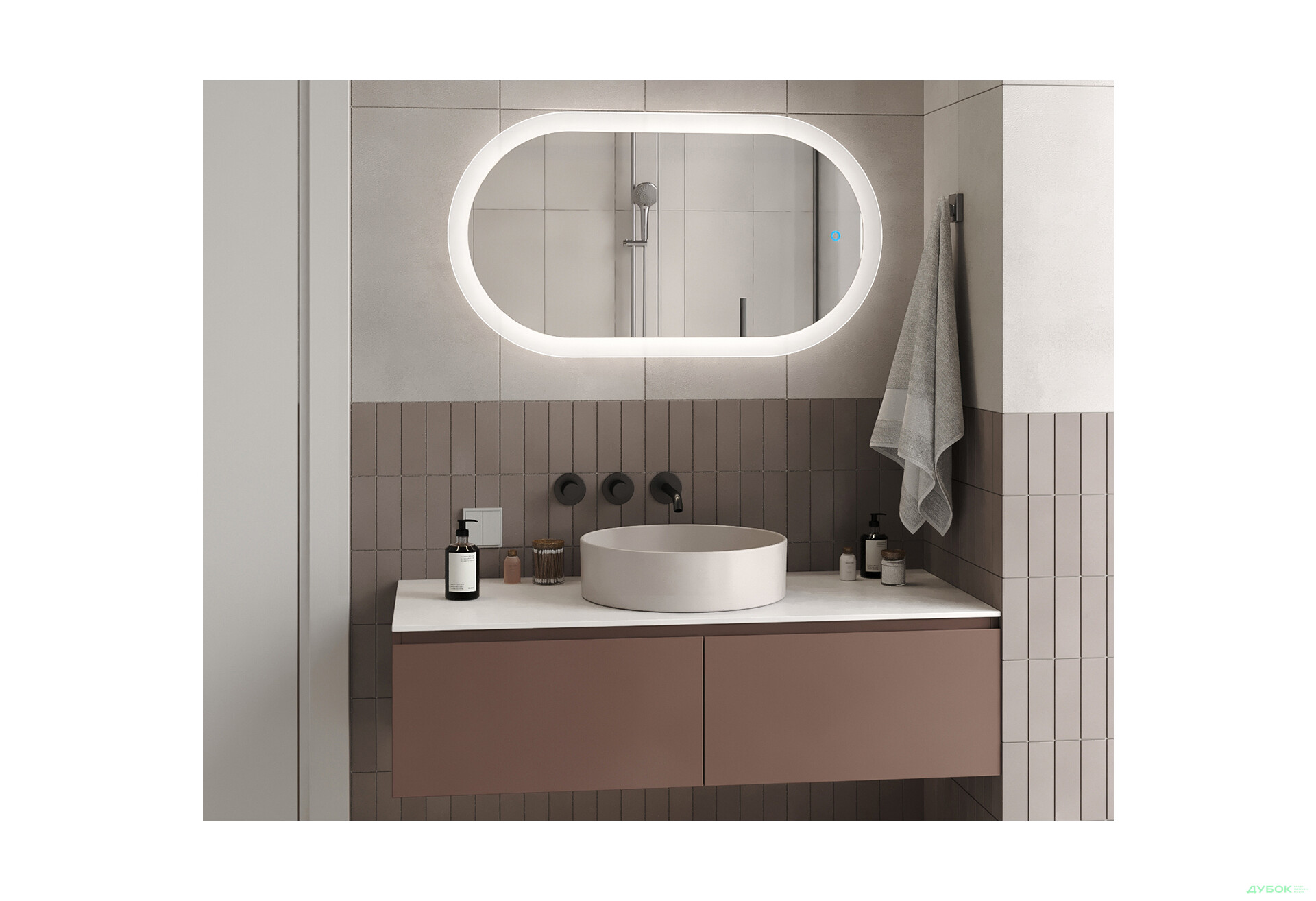 Зображення 8 - Дзеркало Ліон 1200х600 сенсор Moreli