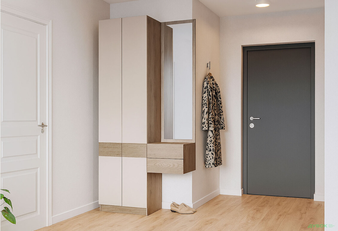 Прихожая Сола Doros 105 см, канноло / кашемир