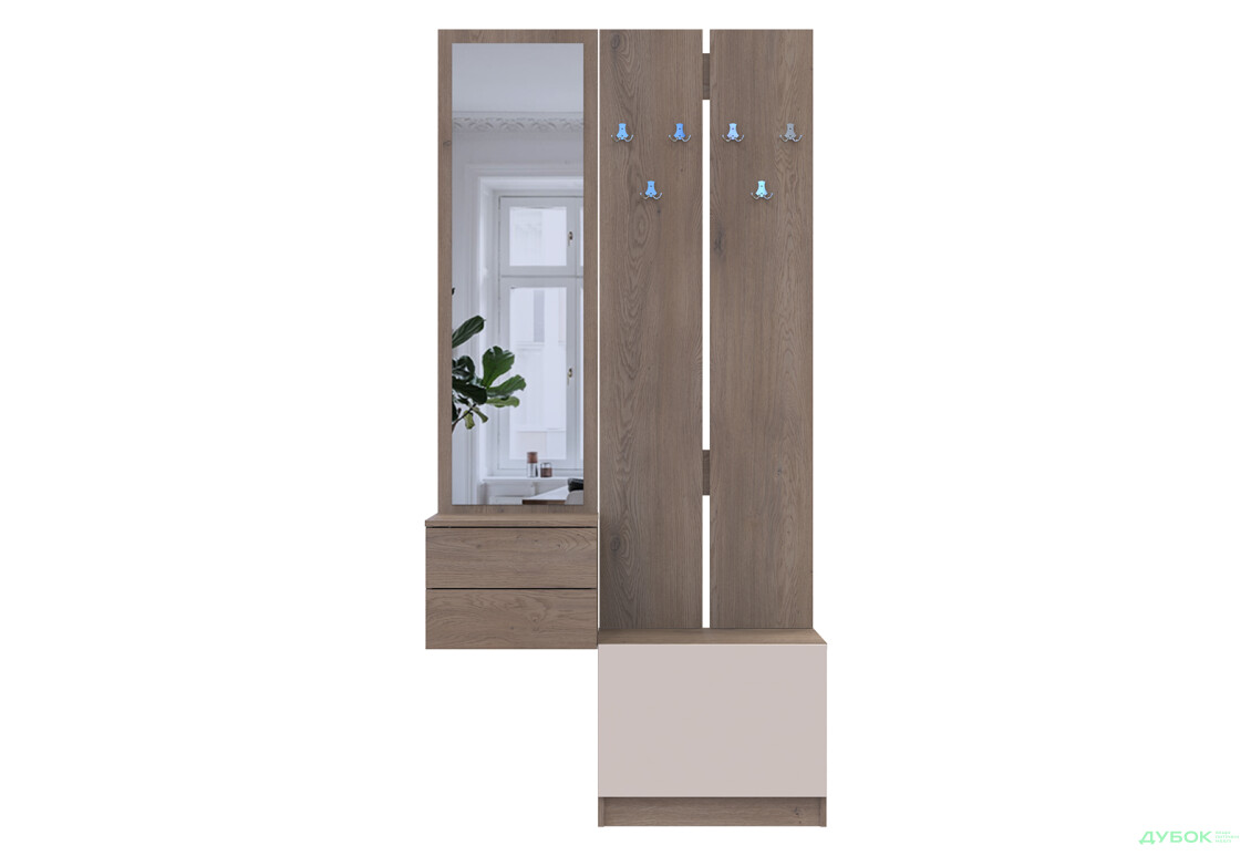 Изображение 2 - Прихожая Сола Doros 105 см, канноло / кашемир