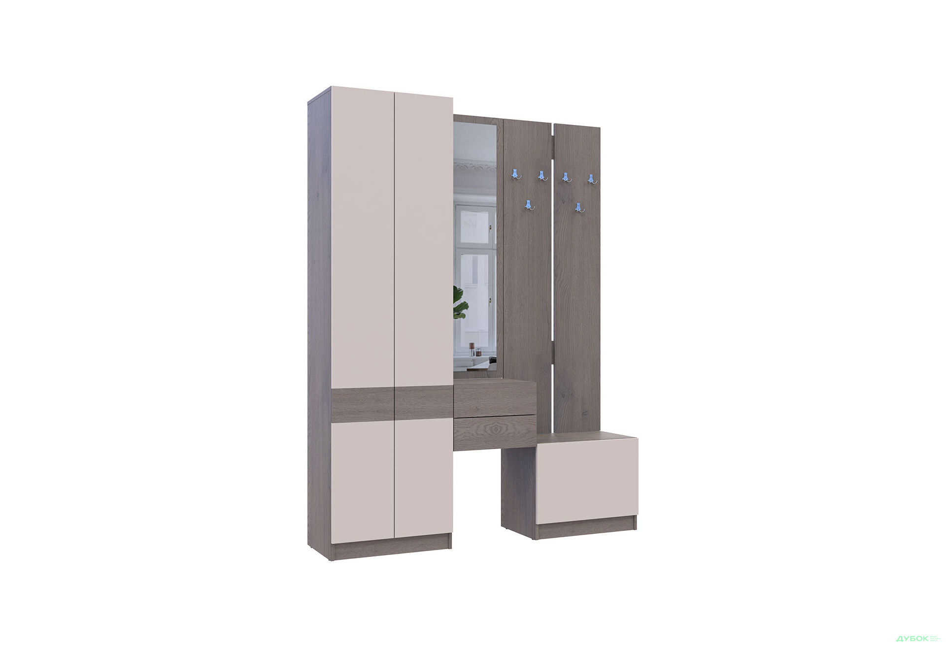 Зображення 4 - Передпокій Сола Doros 165 см, канноло / кашемір