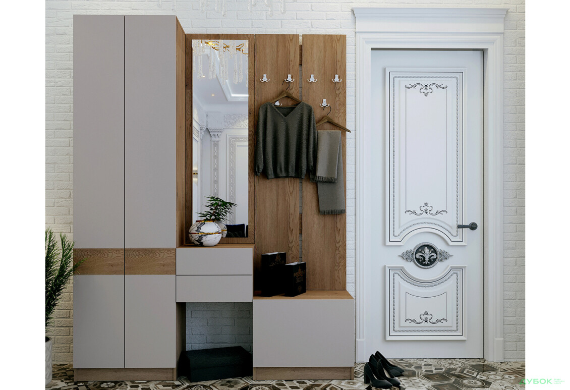 Передпокій Сола Doros 165 см, канноло / кашемір