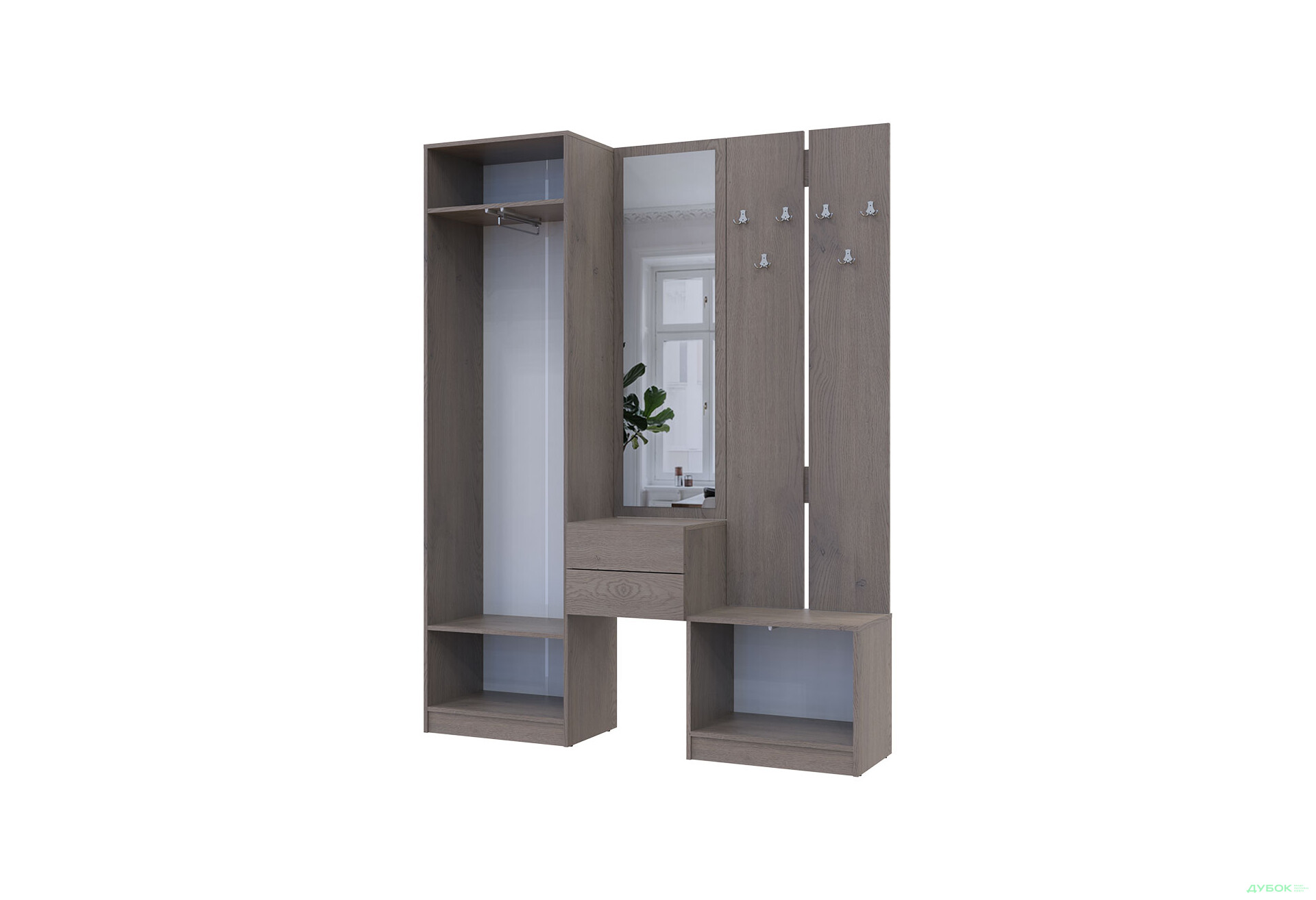 Зображення 6 - Передпокій Сола Doros 165 см, канноло / кашемір